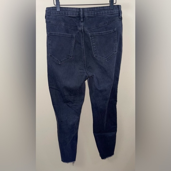 Old Navy Rockstar Super Skinny Black Jeans Size 12 - Picture 5 of 5